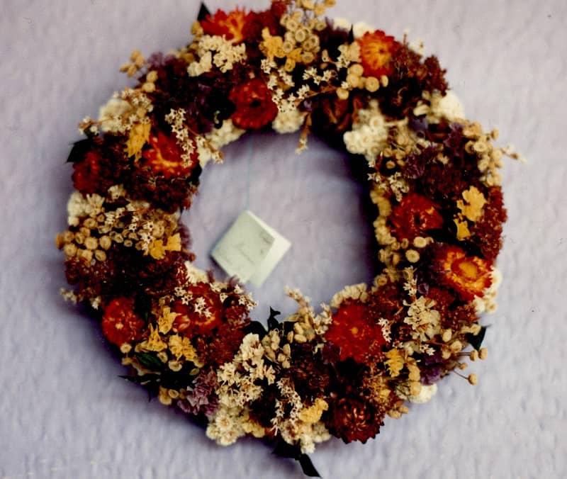 REAL LIFE FOR REAL ESTATE wreath